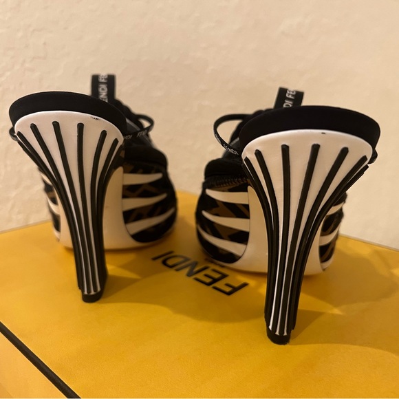 Fendi FF Freedom Patchwork Sandal - Picture 3 of 6